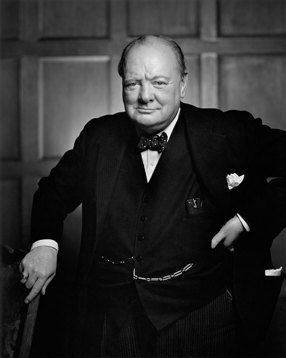 Winston Churchill, Prime Minister of Great Britain, 1940–45