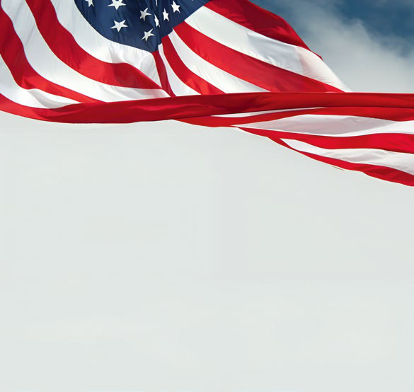 The flag of the United States